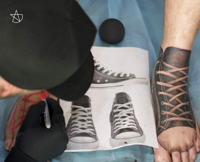 ‘SCIENTIFIC’ TESTING – IS TATTOOING SHOES ON YOUR FEET THE SAME AS WEARING ACTUAL SHOES, OR IS IT LIKE WALKING BAREFOOT?
