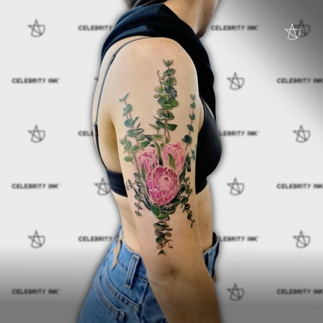 Australian Native Flower Tattoo