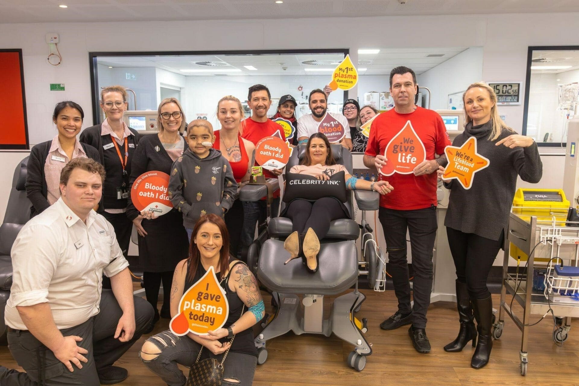 Australian Red Cross x Celebrity Ink Boost Blood Donations